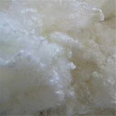 Anti-deformation hollow conjugated staple 7dx64mm siliconized white polyester staple fiber